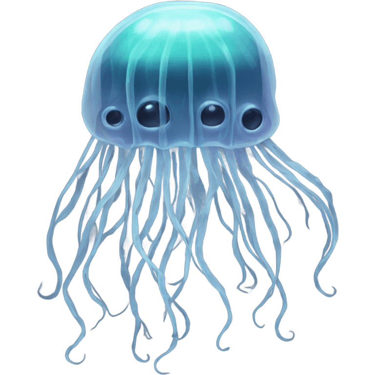 Skeleton jellyfish emoji