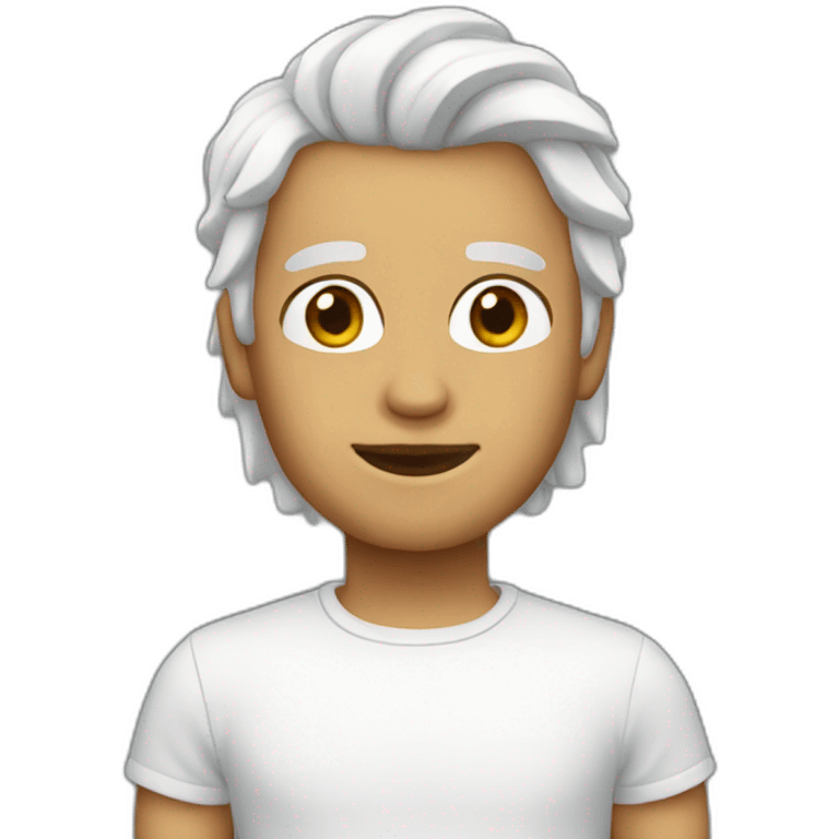 muñeco blanco emoji