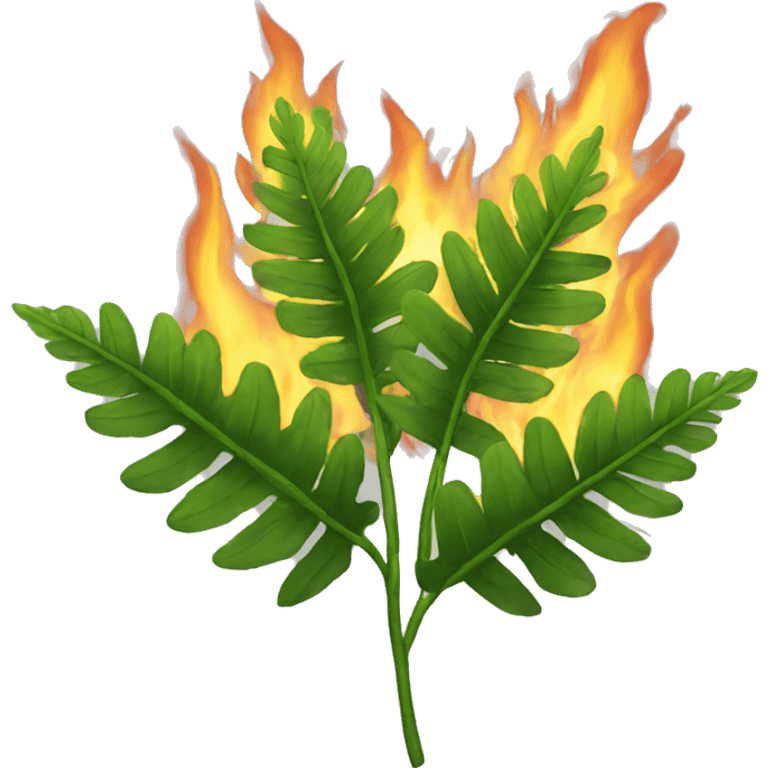 burning Fern emoji