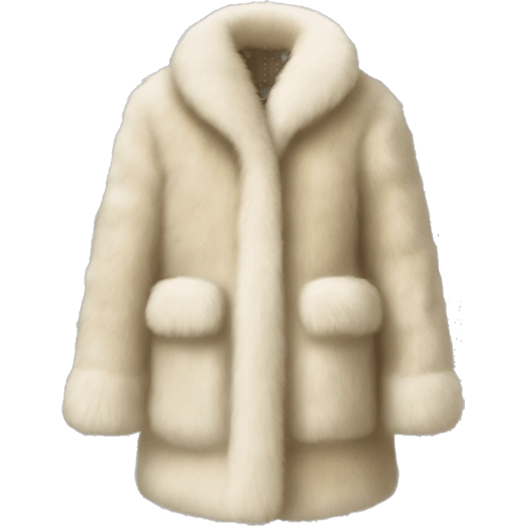 Chanel fur coat  emoji