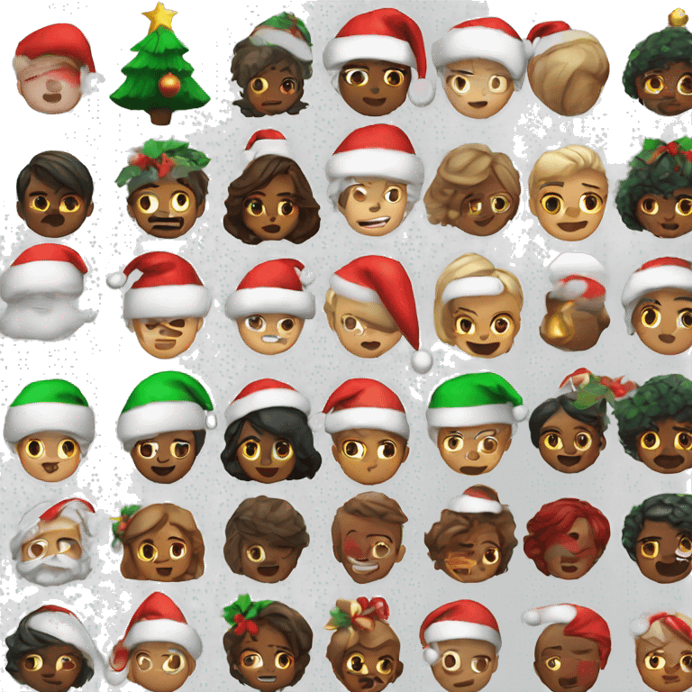 Aesthetic Christmas emoji