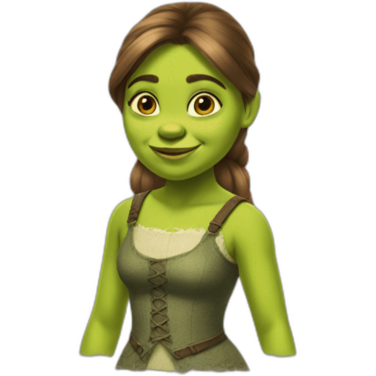 Shrek girl emoji