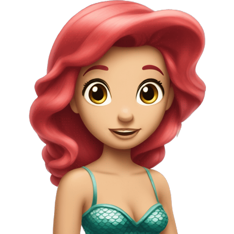 Ariel the littler mermaid Disney  emoji