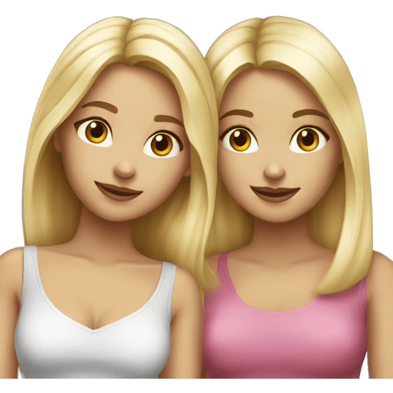 two--girls-best-friends-darkhair-blonde emoji