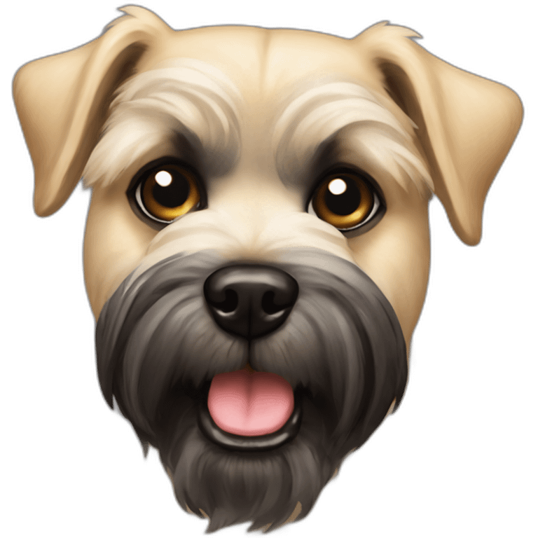 Golden Schnauzer Bichon York Pug emoji