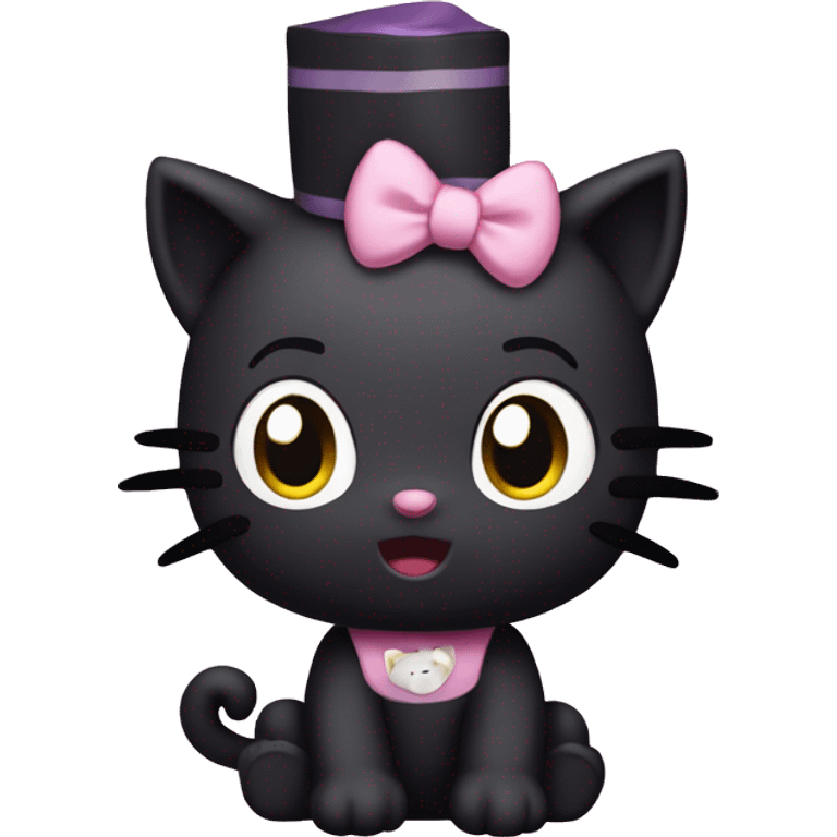 Hello kitty character kuromi emoji