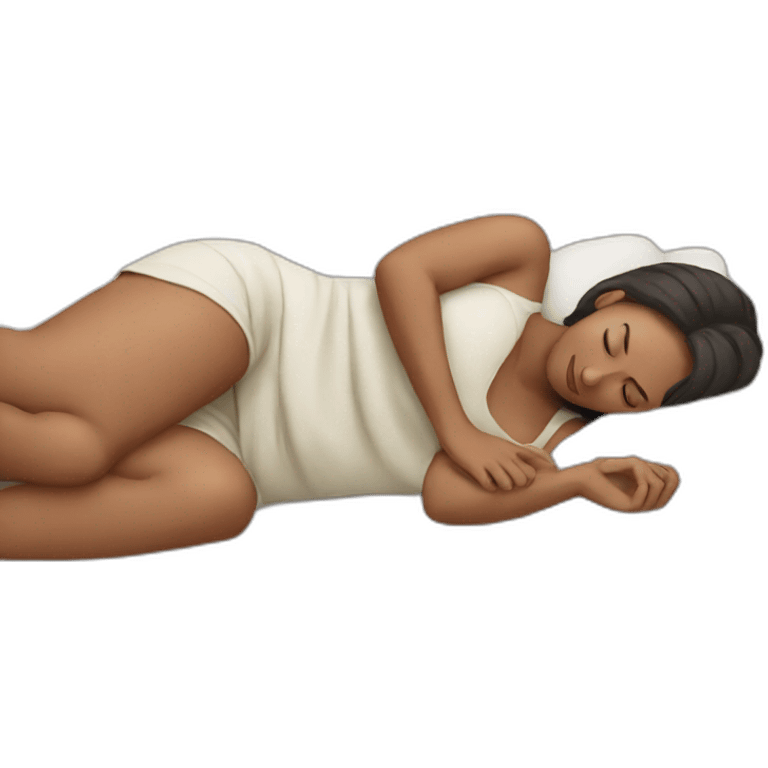 Woman sleeping emoji