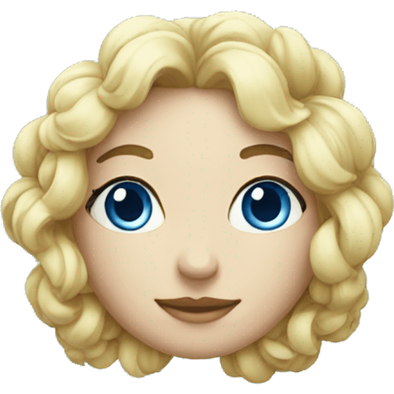 fleur bleue emoji