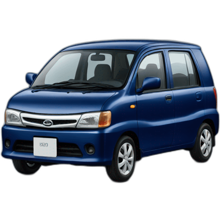 daihatsu atrai dark blue color emoji