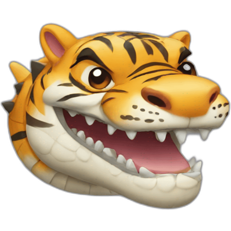 Tiger Crocodile emoji