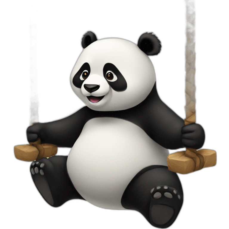 A panda that swings emoji