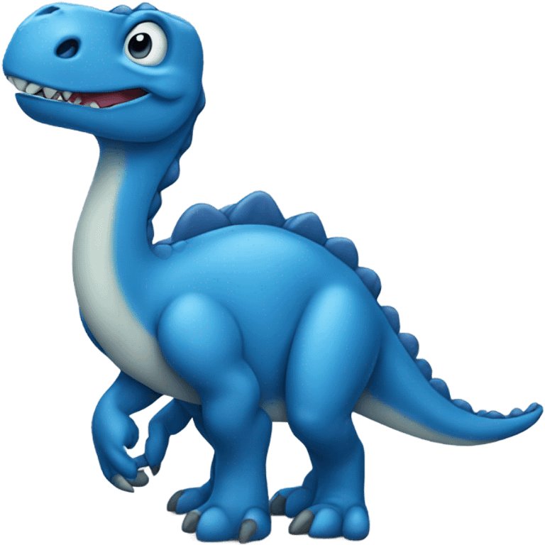 Blue dinosaur  emoji