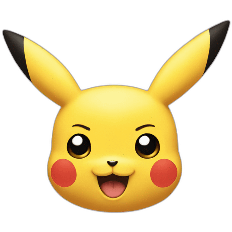 Pikachu face emoji