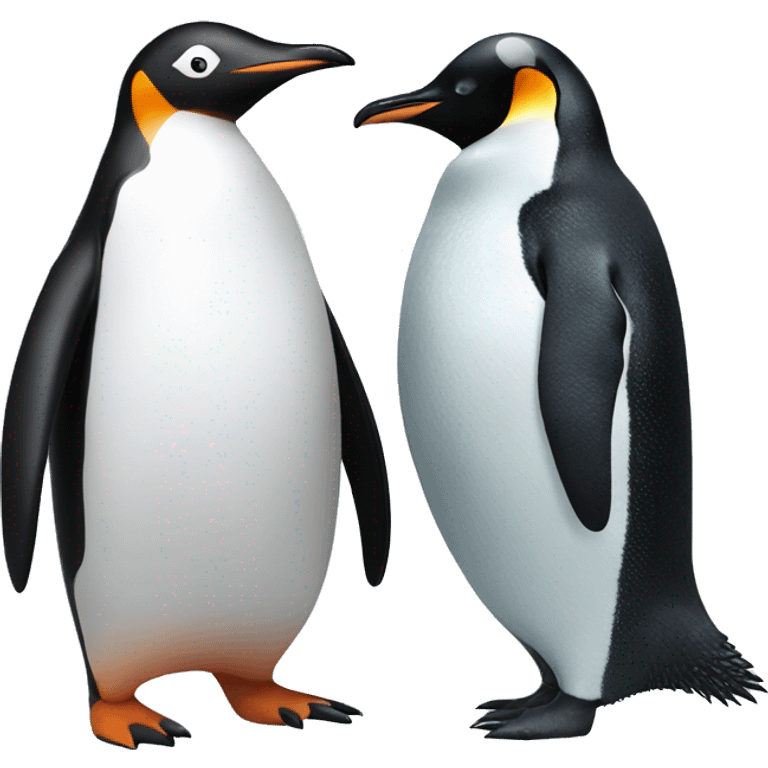 penguin and penguin emoji