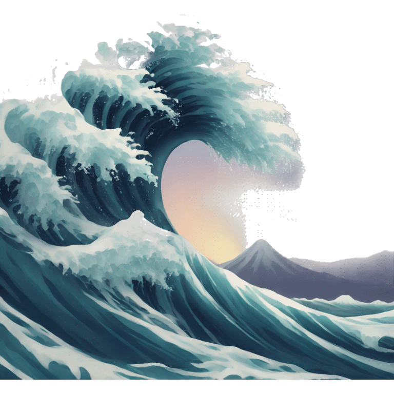 tsunami emoji