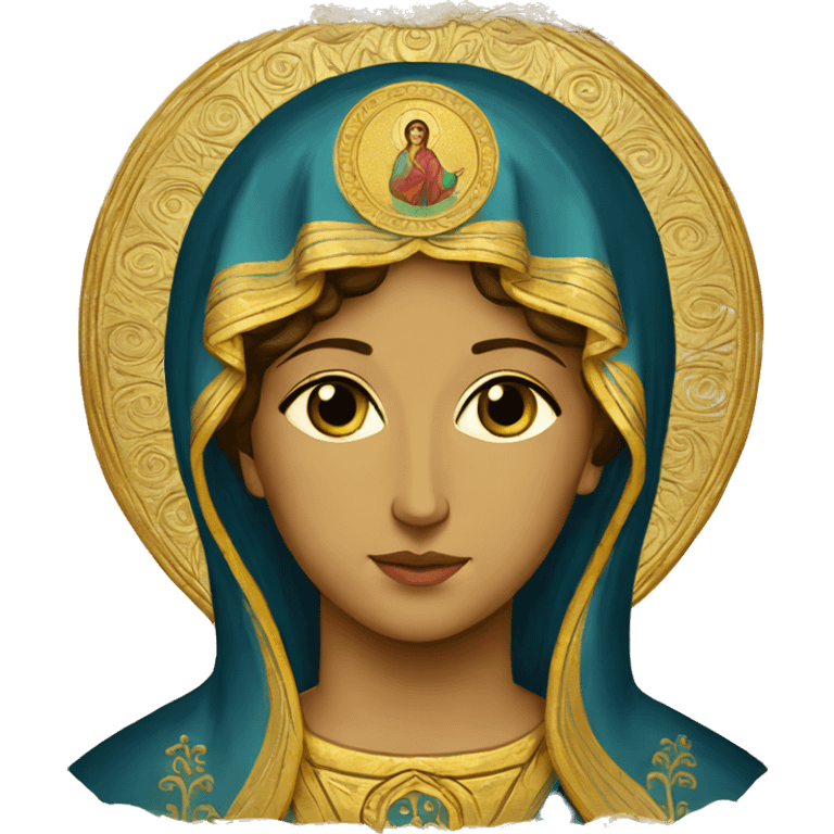 Orthodox Icon Theotokos emoji