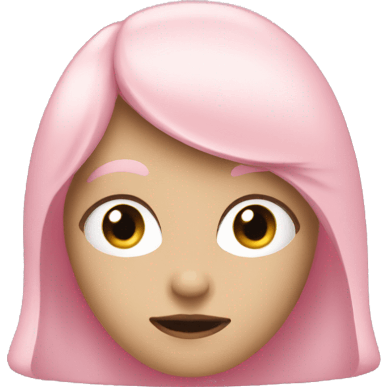 Pale pink bonh emoji