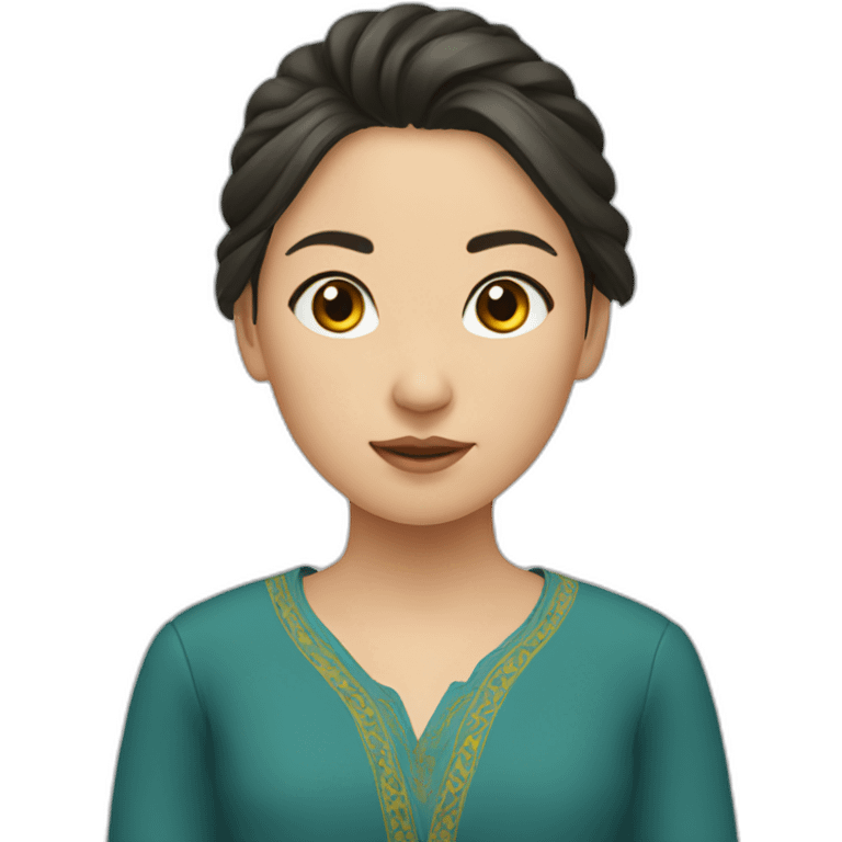 kazakh girl emoji