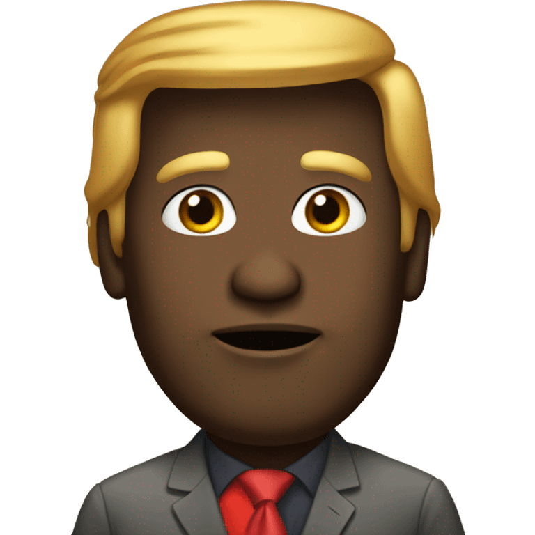 African Donald trump emoji