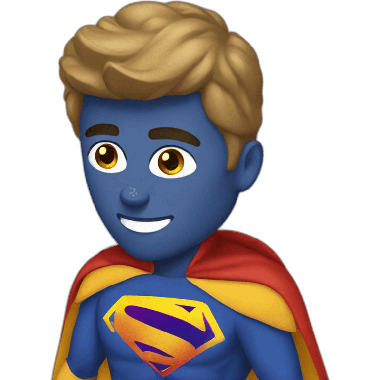 Gay super-man emoji