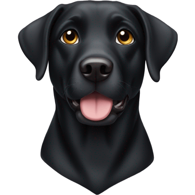 Black lab mix emoji