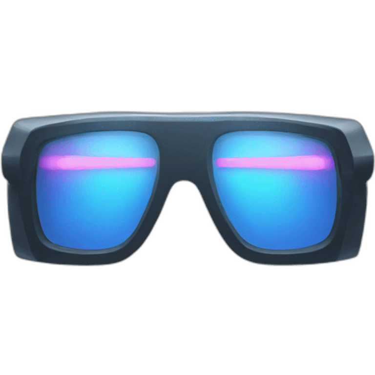 laser glasses emoji