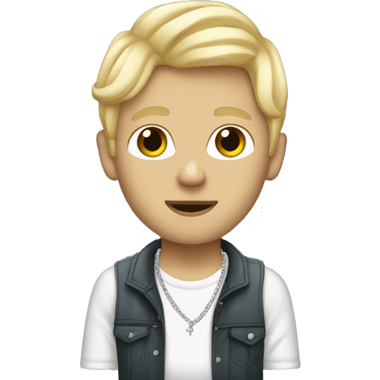 blonde white boy rapper emoji