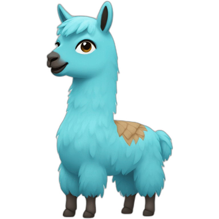 Llama azul  emoji