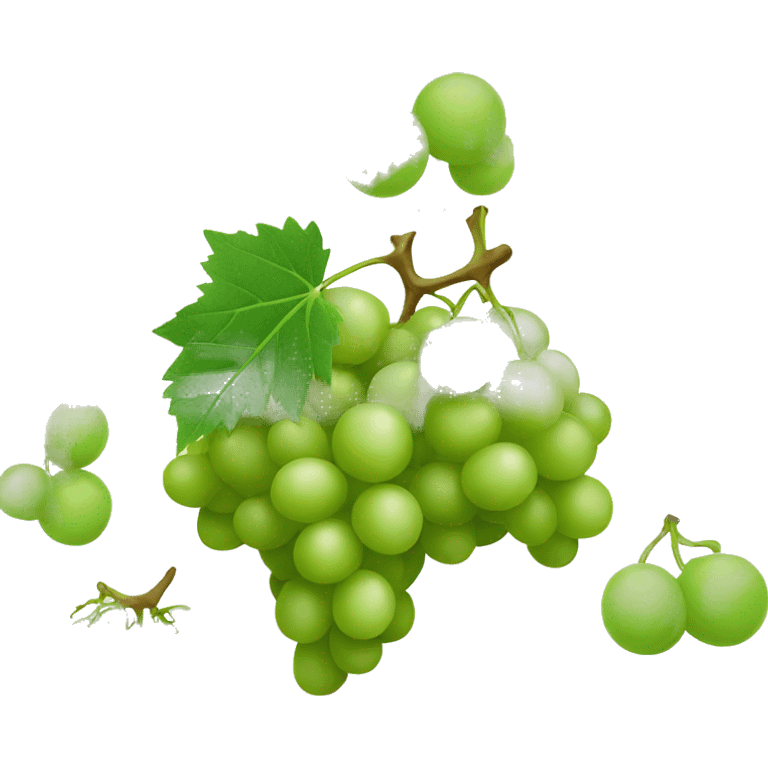 Green grapes emoji