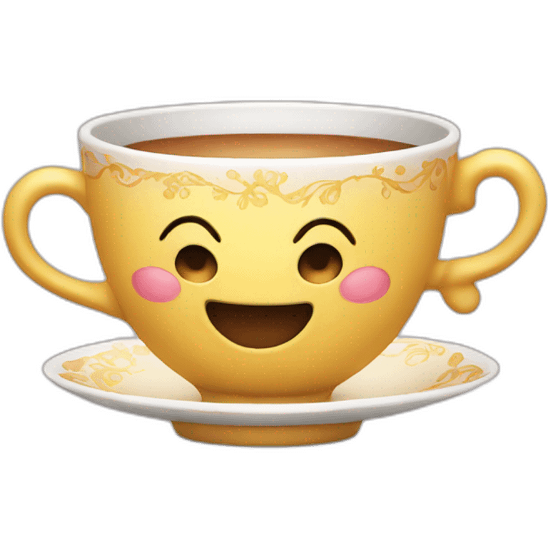 dancing teacup emoji