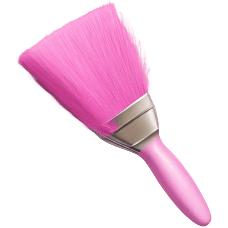 pink brush emoji