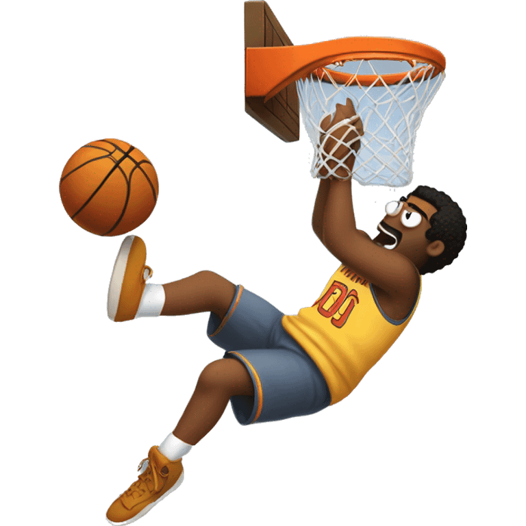 peter griffen dunking a basketb emoji