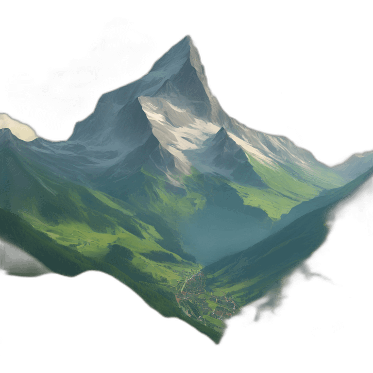 Niesen mountain switzerland emoji