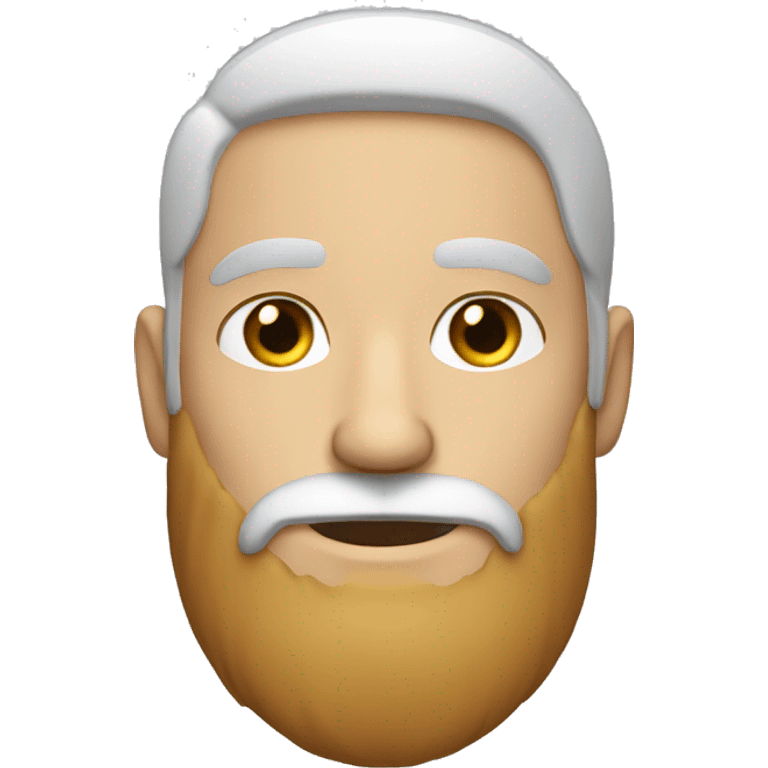 White skin guy with beard emoji