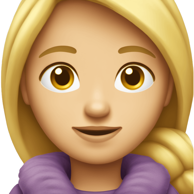 Chat dans les bras d’une fille emoji