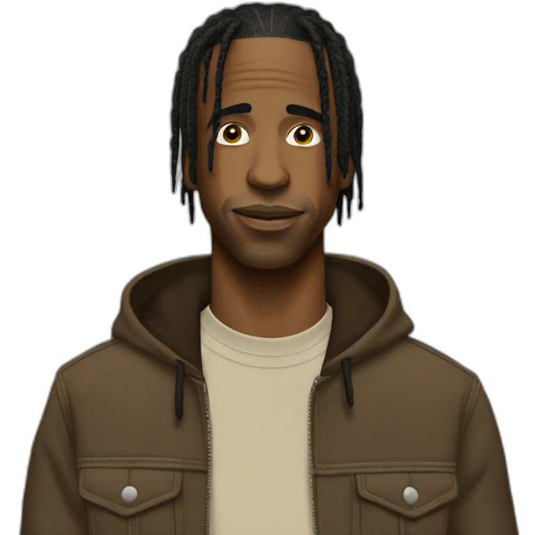 Travis Scott fâche emoji