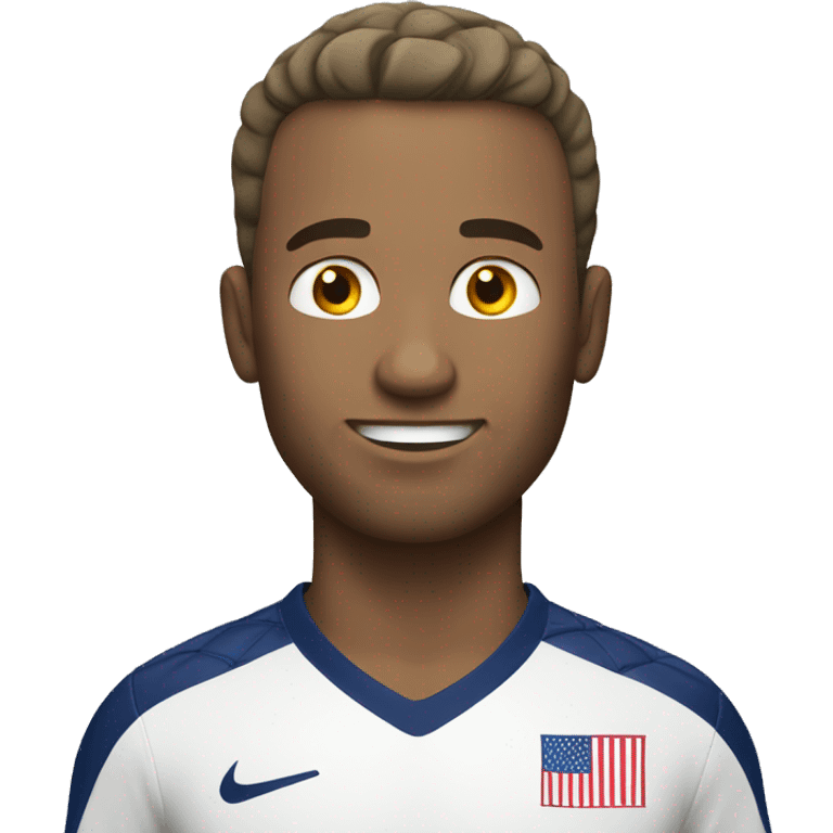 USA white man soccer emoji