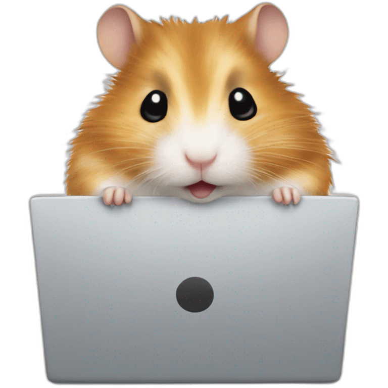 hamster with a laptop emoji