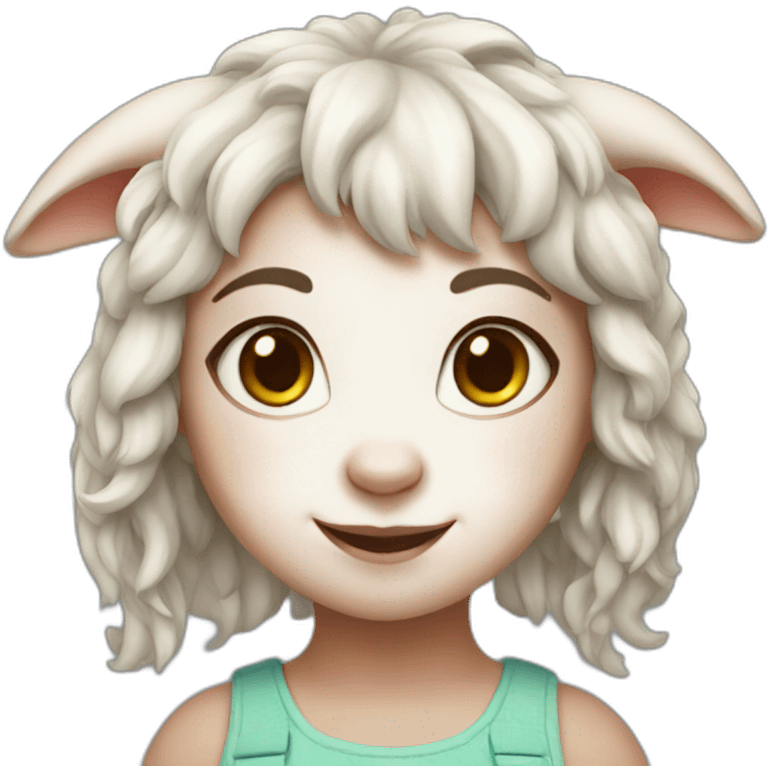 Goat girl emoji