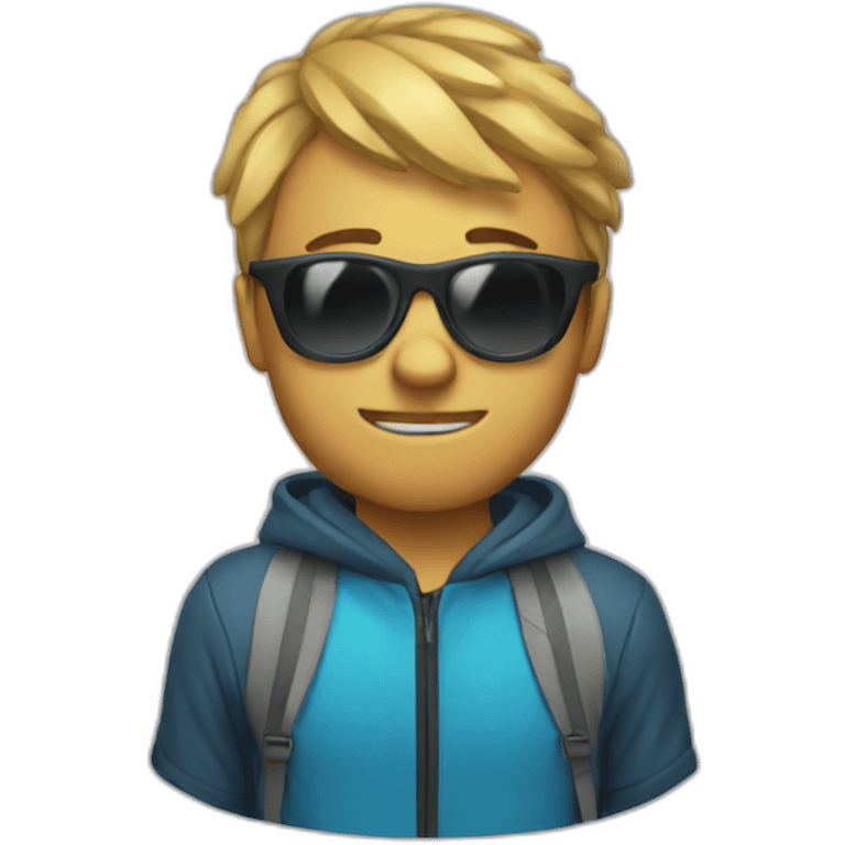 surfing indie hacker emoji