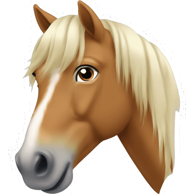 Horse Haflinger  emoji