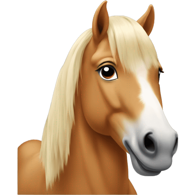 Haflinger Horse emoji