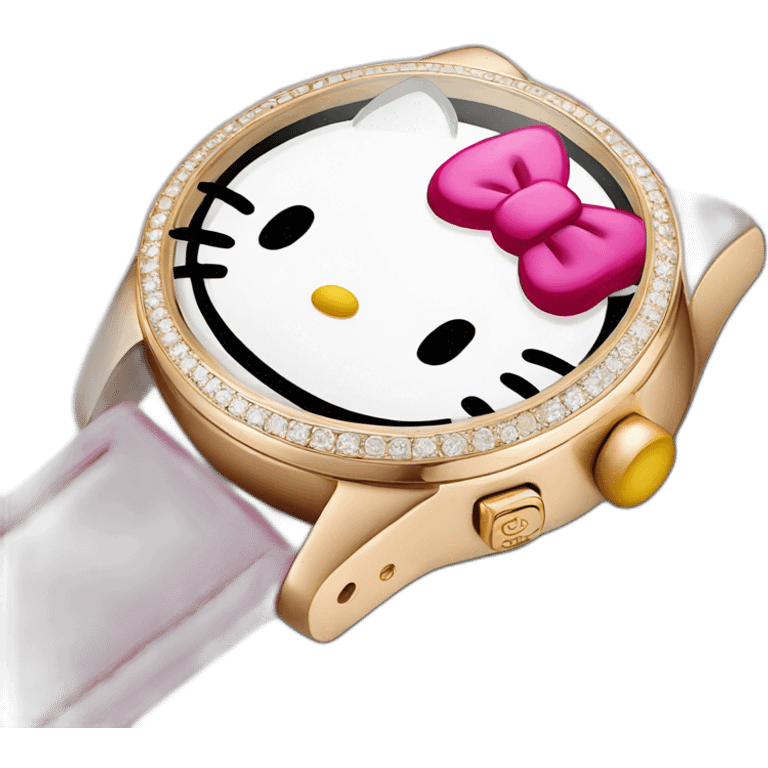 hello kitty watch emoji