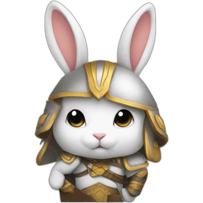 Warrior bunny emoji