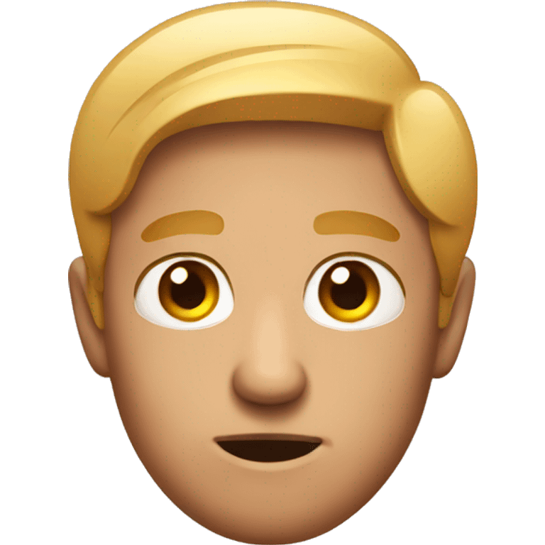 regular ios style emoji giving sideeye emoji