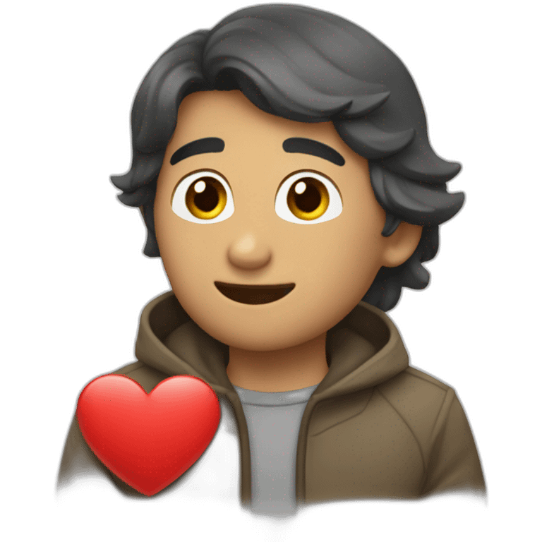 Vela con corazón emoji