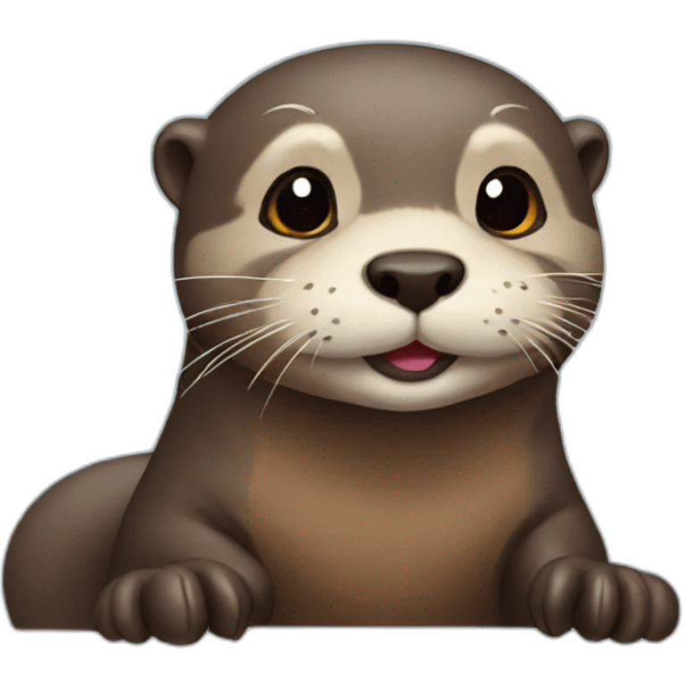 otter read emoji