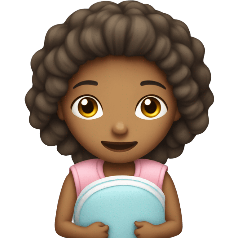 girl on holding heating pad  emoji