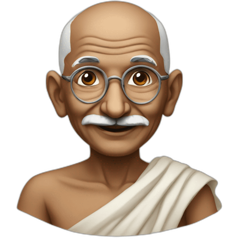 Mahatma gandhi emoji