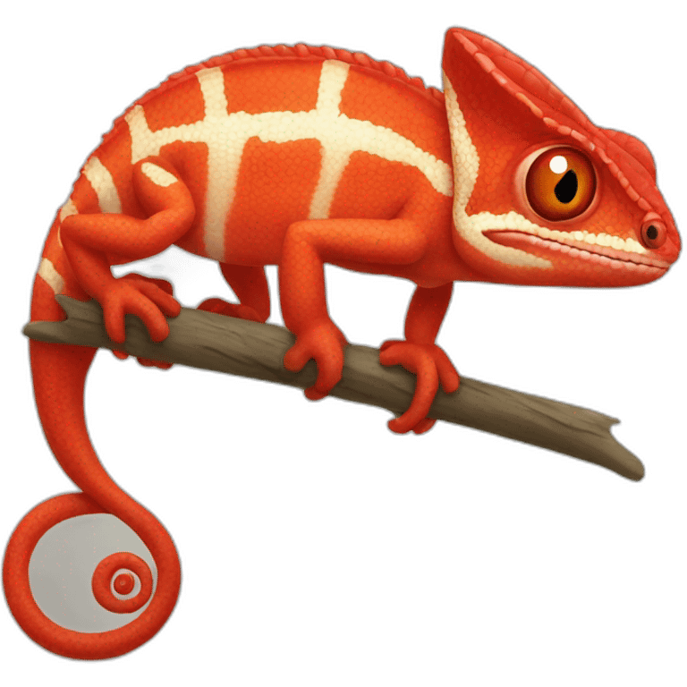 red-chameleon emoji